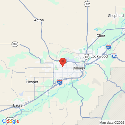 Map to  office in Billings, MT