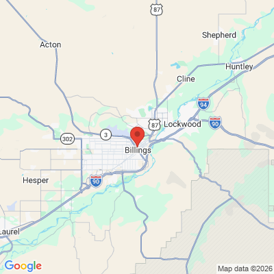 Map to  office in Billings, MT