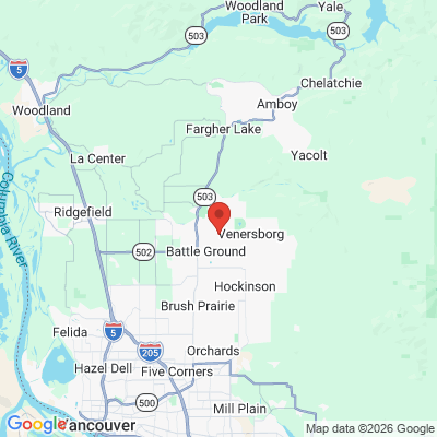 Map to  office in Battle Ground, WA