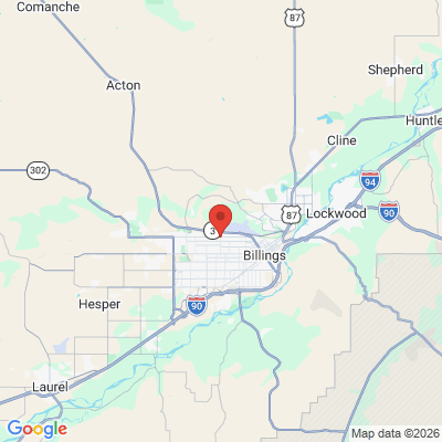 Map to  office in Billings, MT