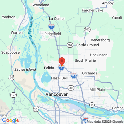Map to  office in Vancouver, WA