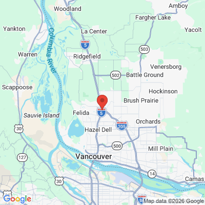 Map to  office in Vancouver, WA