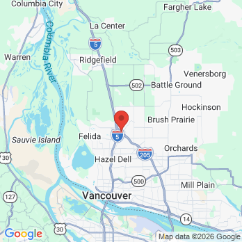 Map to Calderon Family Dentistry office in Vancouver, WA