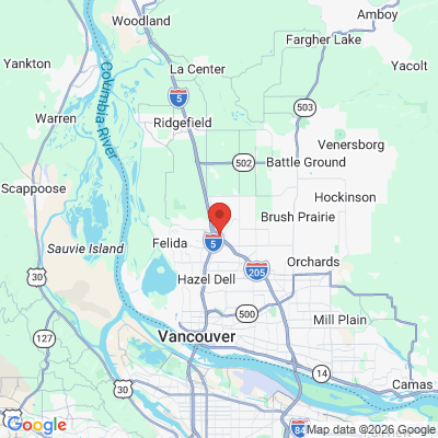 Map to  office in Vancouver, WA