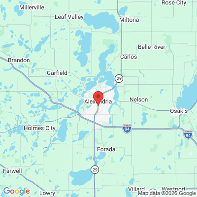 Map to  office in Alexandria, MN