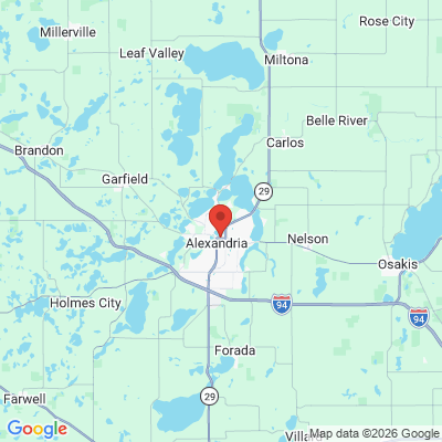 Map to  office in Alexandria, MN