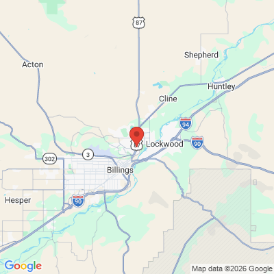 Map to  office in Billings, MT