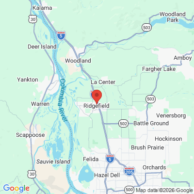 Map to  office in Ridgefield, WA
