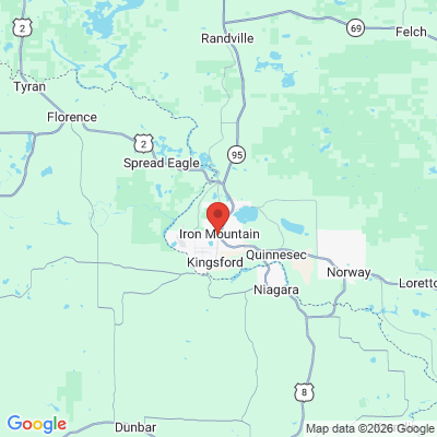 Map to  office in Kingsford, MI
