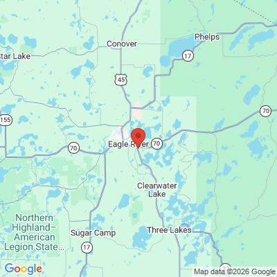 Map to  office in Eagle River, WI