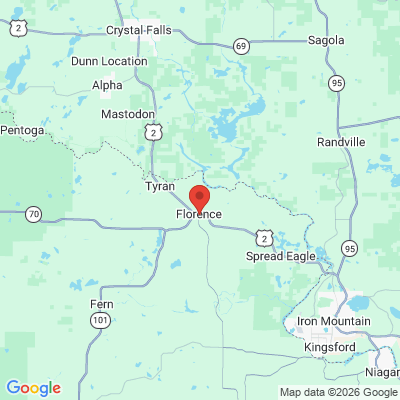 Map to  office in Florence, WI