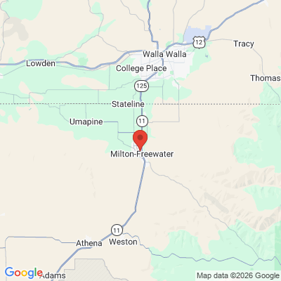 Map to  office in Milton Freewater, OR