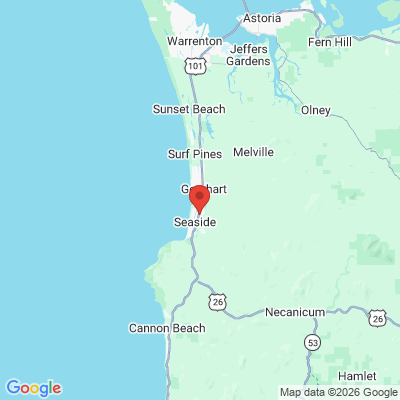 Map to  office in Seaside, OR