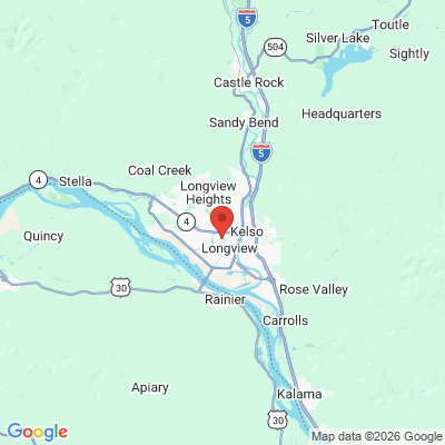 Map to  office in Longview, WA