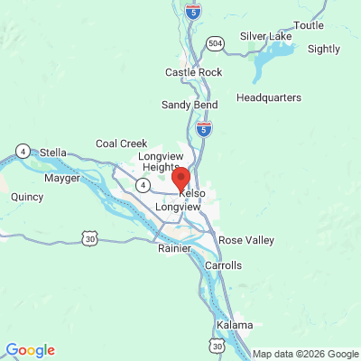 Map to  office in Longview, WA