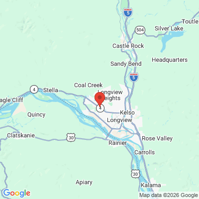 Map to  office in Longview, WA