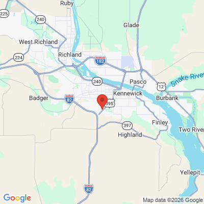 Map to  office in Kennewick, WA