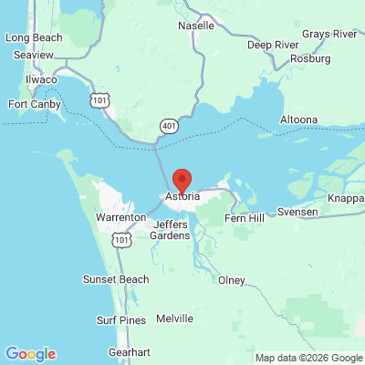 Map to  office in Astoria, OR