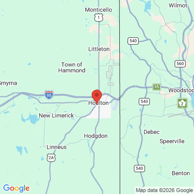 Map to  office in Houlton, ME