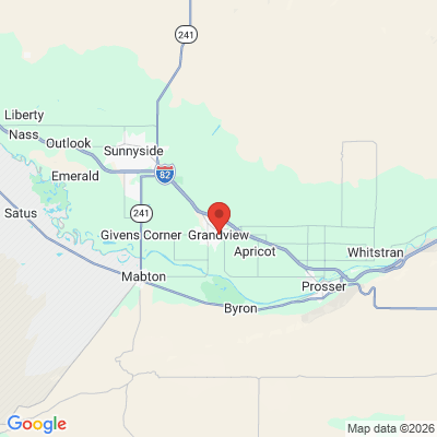 Map to  office in Yakima Valley Farm Workers Clinic