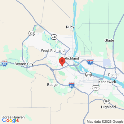 Map to  office in Richland, WA