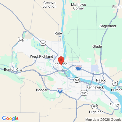 Map to  office in Richland, WA