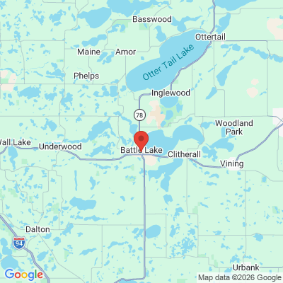 Map to  office in Battle Lake, MN