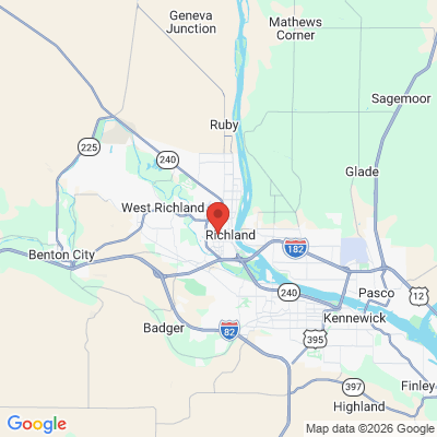 Map to  office in Richland, WA
