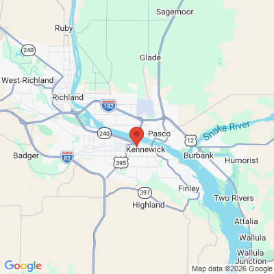 Map to  office in Kennewick, WA