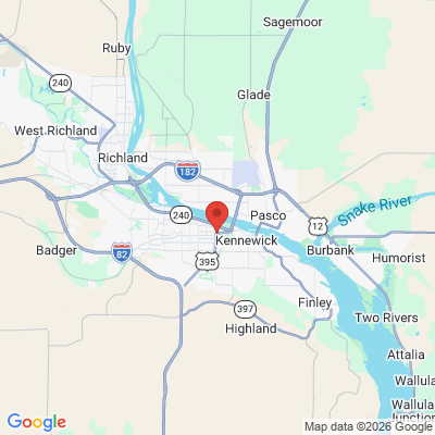 Map to  office in Kennewick, WA