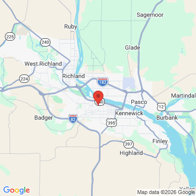 Map to  office in Kennewick, WA