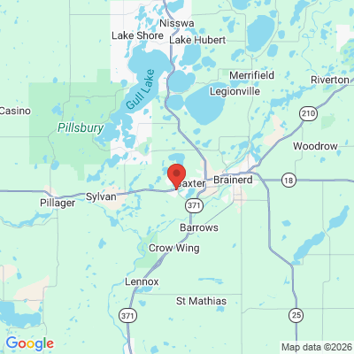 Map to  office in Baxter, MN