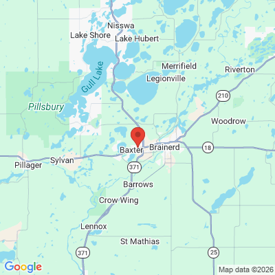 Map to  office in Baxter, MN