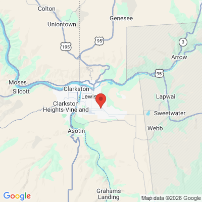 Map to  office in Lewiston, ID