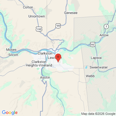 Map to  office in Lewiston, ID