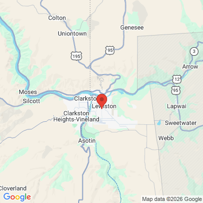Map to  office in Lewiston, ID