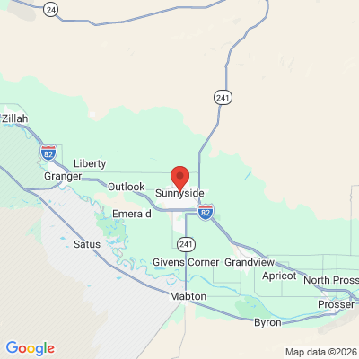 Map to  office in Sunnyside, WA
