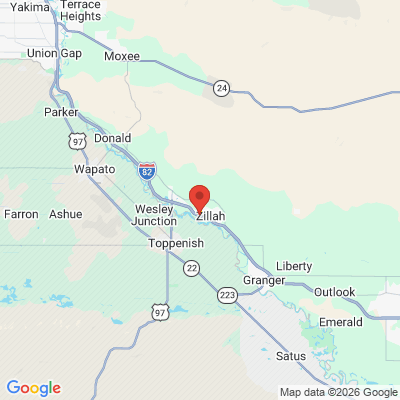 Map to  office in Zillah, WA