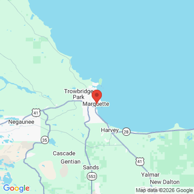 Map to  office in Marquette, MI
