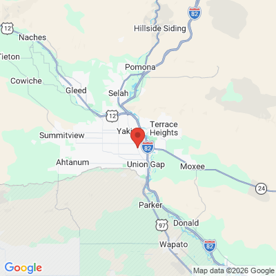 Map to  office in Yakima, WA
