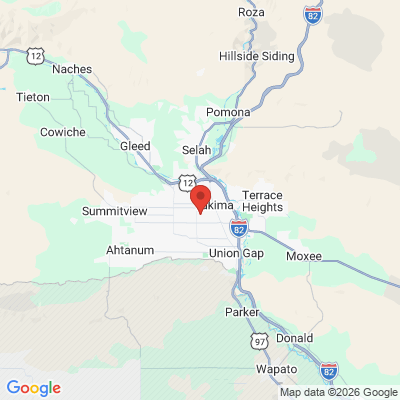 Map to  office in Yakima, WA