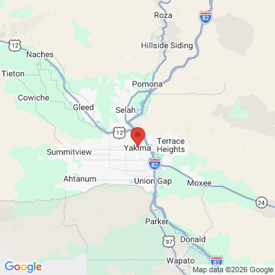 Map to  office in Yakima Valley Farm Workers Clinic
