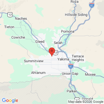 Map to Reep Family Dental office in Yakima, WA