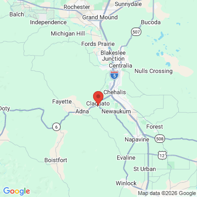 Map to  office in Chehalis, WA