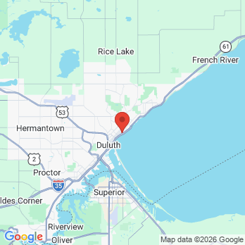 Map to Port City Dental - Lakewalk office in Duluth, MN