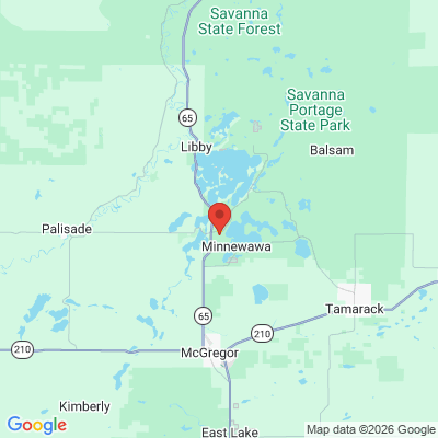 Map to  office in Mc Gregor, MN