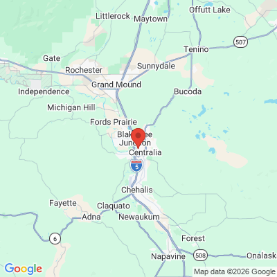 Map to  office in Centralia, WA