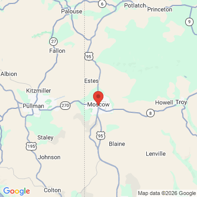 Map to  office in Moscow, ID
