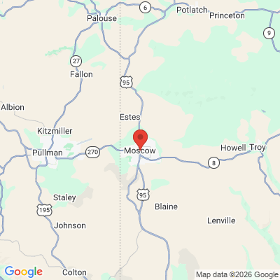 Map to  office in Moscow, ID