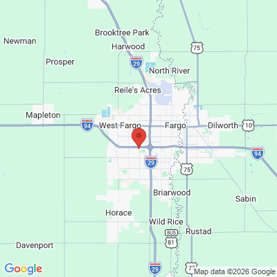 Map to  office in Fargo, ND